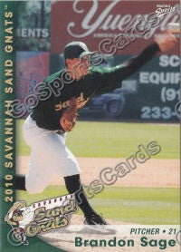 2010 Savannah Sand Gnats Brandon Sage