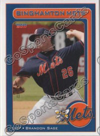 2011 Binghamton Mets Brandon Sage