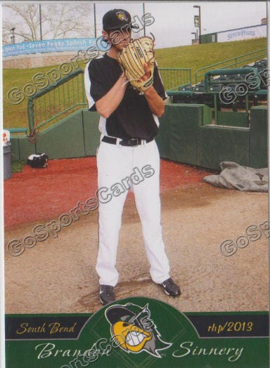 2013 South Bend Silverhawks Brandon Sinnery