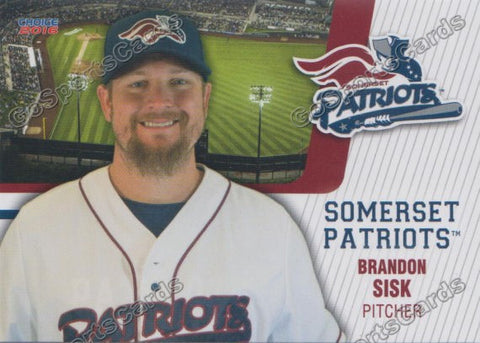 2016 Somerset Patriots Brandon Sisk