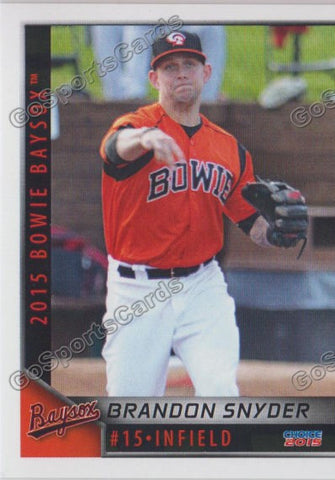 2015 Bowie Baysox Brandon Snyder