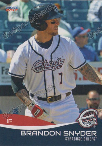 2017 Syracuse Chiefs Brandon Snyder
