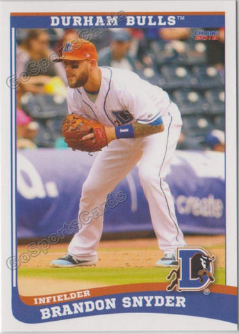 2018 Durham Bulls Brandon Snyder