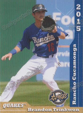 2015 Rancho Cucamonga Quakes Brandon Trinkwon