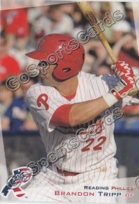 2012 Reading Phillies 2nd Brandon Tripp