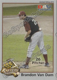 2010 Wisconsin Rapids Rafters DAV Brandon Van Dam
