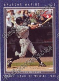 2008 MidWest League Top Prospects Brandon Waring
