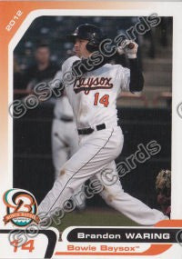 2012 Bowie Baysox Brandon Waring