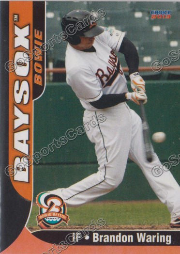 2013 Bowie BaySox Brandon Waring