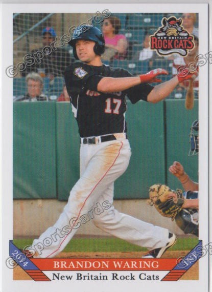 2014 New Britain Rock Cats Brandon Waring