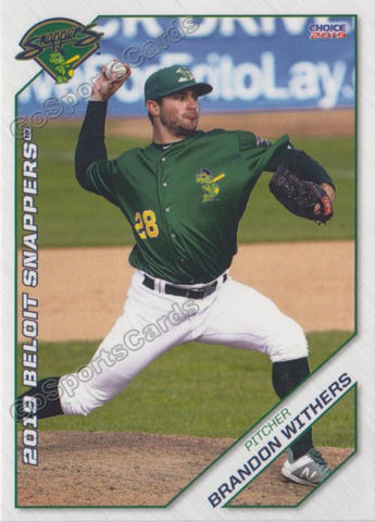 2019 Beloit Snappers Brandon Withers