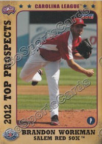 2012 Carolina League Top Prospects Brandon Workman