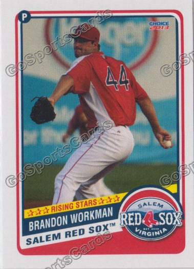 2013 Salem Red Sox Brandon Workman