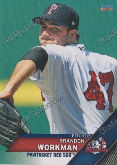 2017 Pawtucket Red Sox Brandon Workman