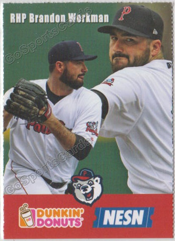 2018 Pawtucket Red Sox Dunkin Donuts SGA Brandon Workman