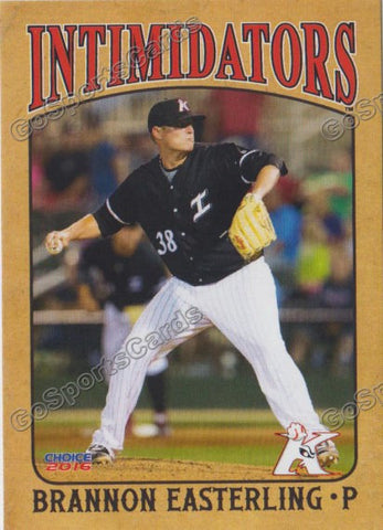  2016 Kannapolis Intimidators Brannon Easterling