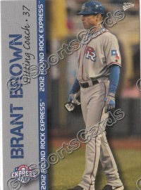 2012 Round Rock Express Brant Brown
