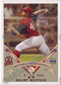 2007 Waikiki Beachboys Hawaii League BRANT RUSTICH
