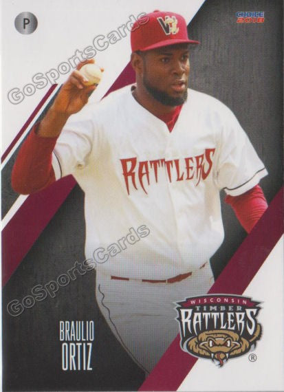 2018 Wisconsin Timber Rattlers Braulio Ortiz