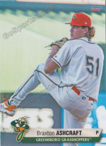 2021 Greensboro Grasshoppers Braxton Ashcraft
