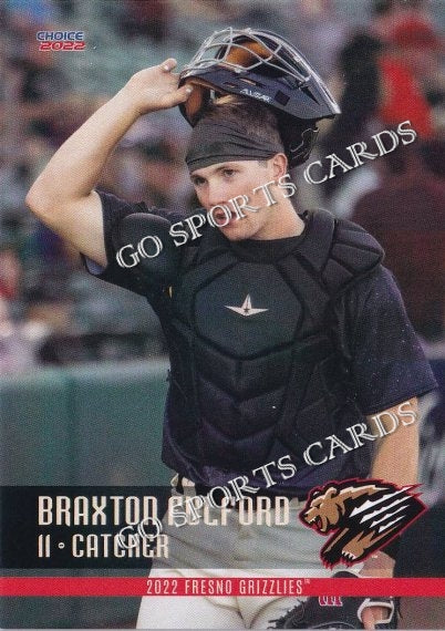 2022 Fresno Grizzlies Braxton Fluford