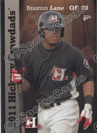 2011 Hickory Crawdads Braxton Lane