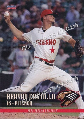 2022 Fresno Grizzlies Brayan Castillo