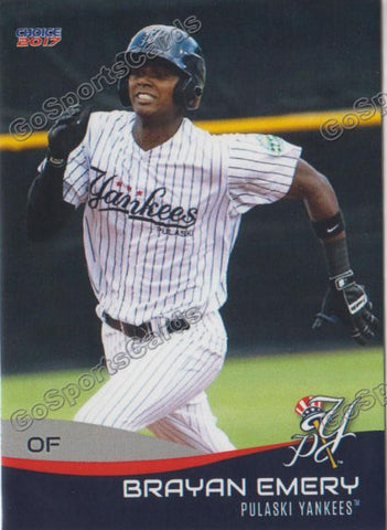 2017 Pulaski Yankees Brayan Emery
