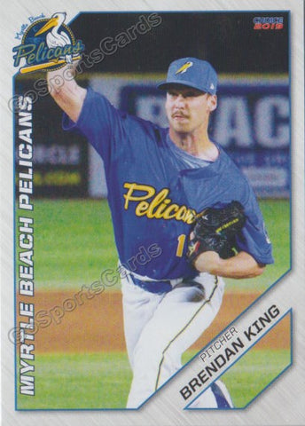 2019 Myrtle Beach Pelicans Brendan King