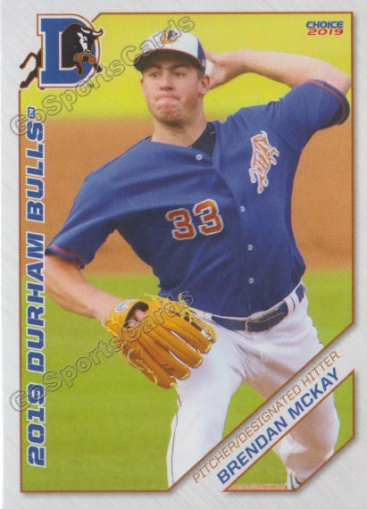 2019 Durham Bulls Brendan McKay