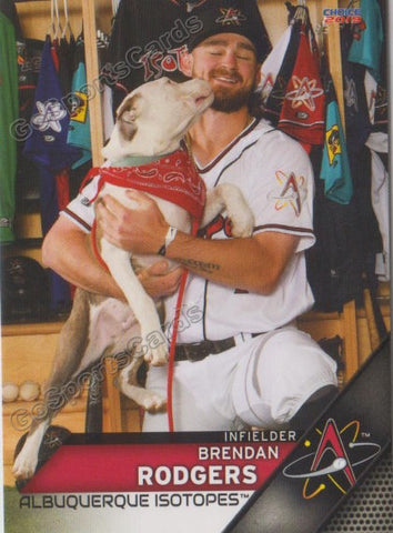 2019 Albuquerque Isotopes Brendan Rodgers