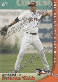 2011 Delmarva Shorebirds Brenden Webb