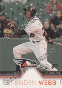 2012 Delmarva Shorebirds Brenden Webb