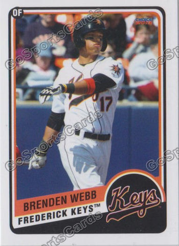 2013 Frederick Keys Brenden Webb