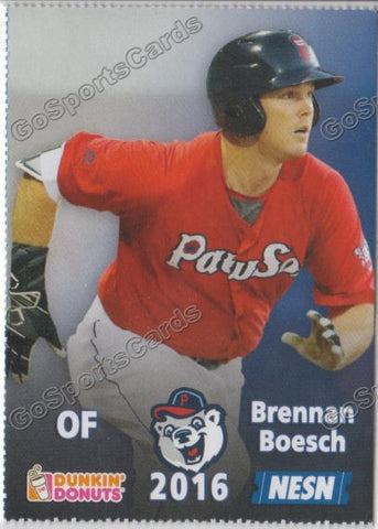 2016 Pawtucket Red Sox SGA Dunkin Donuts Brennan Boesch