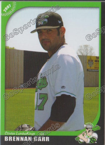 2007 Clinton Lumberkings Brennan Garr