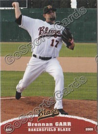 2009 Bakersfield Blaze Brennan Garr