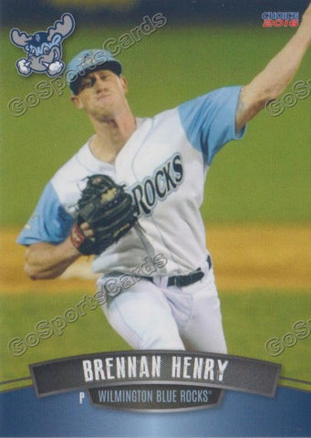 2016 Wilmington Blue Rocks Brennan Henry