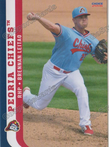 2016 Peoria Chiefs Brennan Leitao