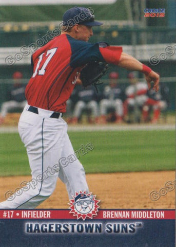 2015 Hagerstown Suns Brennan Middleton
