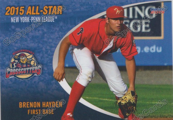 2015 New York Penn League All Star NYPL Brendon Hayden