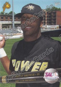 2007 South Atlantic League Top Prospects Brent Brewer