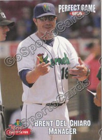 2011 Cedar Rapids Kernels Brent Del Chiaro