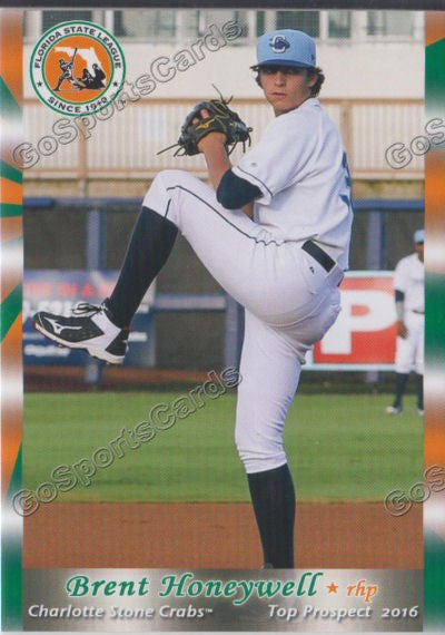 2016 Florida State League Top Prospect FSL Brent Honeywell