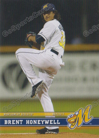 2017 Montgomery Biscuits Brent Honeywell