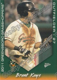 2011 Greensboro Grasshoppers Brent Keys