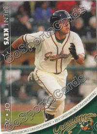 2012 Greensboro Grasshoppers Brent Keys