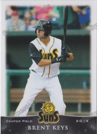 2014 Jacksonville Suns Brent Keys