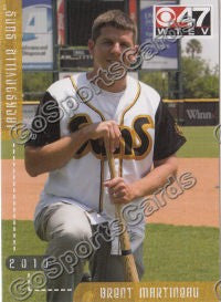 2010 Jacksonville Suns Brent Martineau