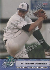 2011 Vermont Lake Monsters Brent Powers